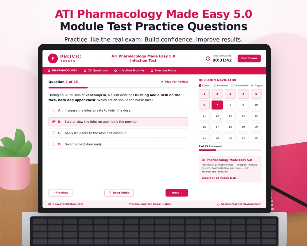 ATI Pharmacology Made Easy 5.0 Module Tests